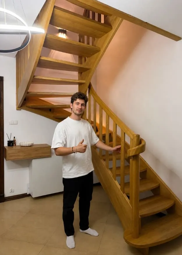 Drew-Styl - Rzemieślnicze schody z litego drewna 23